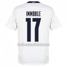 Italië Immobile 17 Voetbalshirts Uit EK 2020